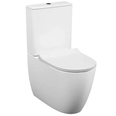 Vitra Sento Takım Klozet Rim-ex, Duvara Tam Dayalı, 65 cm Taharet Borulu, Beyaz - 1