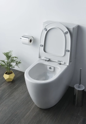 Vitra Sento Takım Klozet Rim-ex, Duvara Tam Dayalı, 65 cm Taharet Borulu, Beyaz - 3