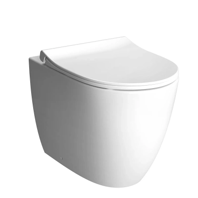 Vitra Sento Yerden Klozet Rim-ex, Duvara Tam Dayalı, 54 cm Beyaz - 1