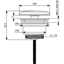 Vitra Sifon Tapası Mavi - Vitra (1)