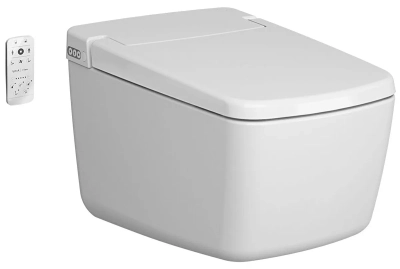 Vitra V-Care Prime Akıllı Asma Klozet Rim-ex, 63 cm Temassız, Clean, Beyaz - 1