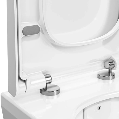 Vitra Valarte Klozet Kapağı Duroplast, Üstten Sıkmalı Yavaş Kapanır, Kolay Sök-Tak, Metal Menteşeli, Beyaz - 2