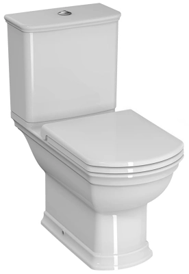Vitra Valarte Takım Klozet Arkası Açık, 70 cm Taharet Borulu, Beyaz - 3