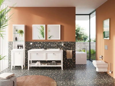 Vitra Valarte Tezgahüstü Lavabo Dikdörtgen, 60x37 cm Armatür Deliksiz, Su Taşma Delikli, Beyaz - 3