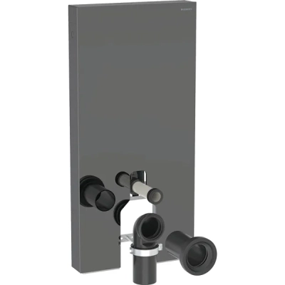 Geberit Monolith Plus Yere Oturan Klozet Modülü – 101 cm, Antrasit Cam - 1