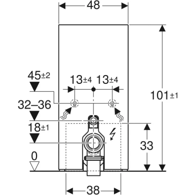 Geberit Monolith Plus Yere Oturan Klozet Modülü – 101 cm, Antrasit Cam - 3